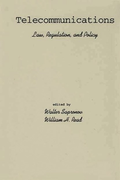 Telecommunications, Walter Sapronov ; Walter H. Read - Gebonden - 9781567503258