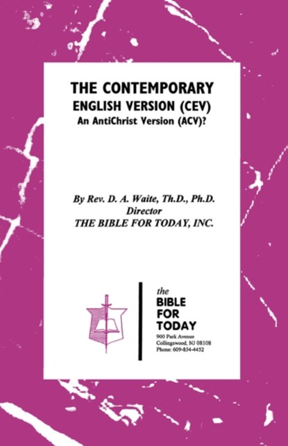 The Contemporary English Version (CEV), Th D Waite - Paperback - 9781568480060