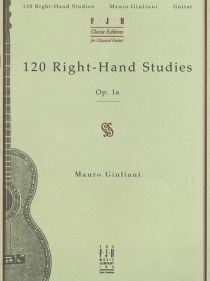 Right Hand Studies(120) Op.1A, Mauro Giuliani - Paperback - 9781569391358