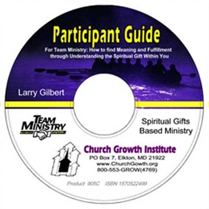 Team Ministry Participant Guide, PDF on CD, GILBERT,  Dr Larry - Gebonden - 9781570522499