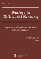 Surveys In Differential Geometry Volume Ix | auteur onbekend | 
