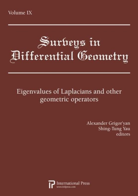 Surveys In Differential Geometry Volume Ix
