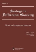 Surveys in Differential Geometry Metric | Cheeger Grove | 