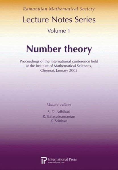 Number Theory, S. D. Adhikari - Paperback - 9781571461865