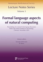 Formal Language Aspects of Natural Computing | Kamala Krithivasan | 