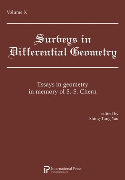Surveys In Differential Geometry, Vol.: Tribute To Professor S-S Chern, niet bekend - Paperback - 9781571461971