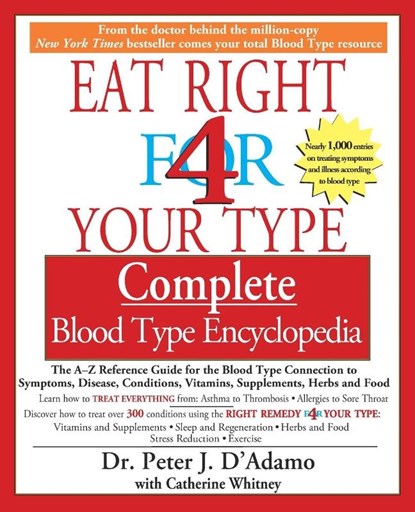 Eat Right for Your Type Comple, Peter D'Adamo - Paperback - 9781573229203