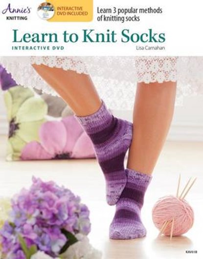 Learn to Knit Socks with Interactive Class DVD [With CD/DVD], CARNAHAN,  Lisa - Paperback - 9781573674874