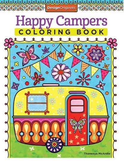 Happy Campers Coloring Book, Thaneeya McArdle - Paperback - 9781574219654