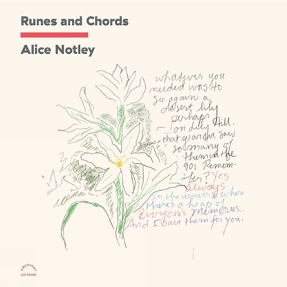 Runes and Chords, Alice Notley - Paperback - 9781576879764