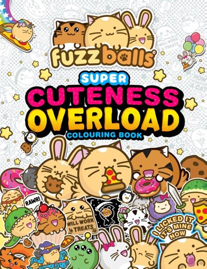 Fuzzballs Super Cuteness Overload Colouring Book, Marc Sach - Paperback - 9781577157465