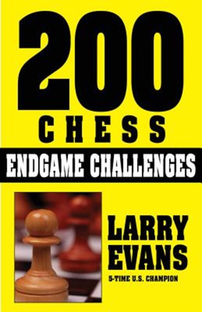 200 CHESS ENDGAME CHALLENGES, Larry Evans - Paperback - 9781580423595