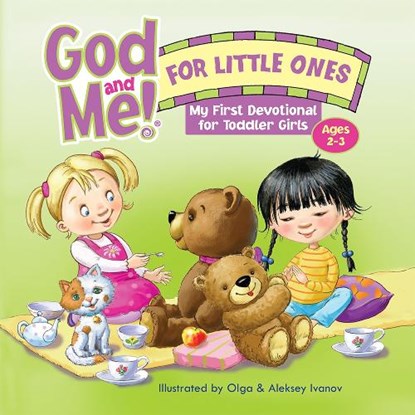 God and Me! for Little Ones: My First Devotional for Toddler Girls Ages 2-3, Rose Publishing - Gebonden - 9781584111825