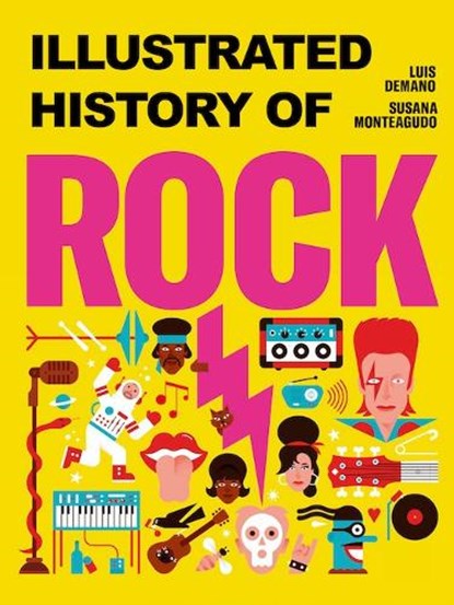 Illustrated History of Rock, Susana Monteagudo - Gebonden - 9781584237846