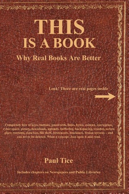 THIS Is a Book, Paul Tice - Paperback - 9781585091393