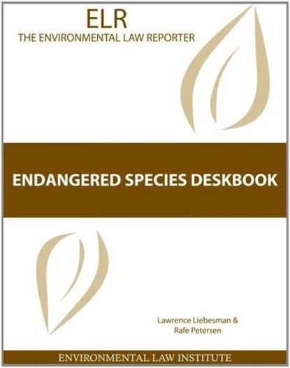 Endangered Species Deskbook, LIEBESMAN,  Lawrence R. - Paperback - 9781585761395
