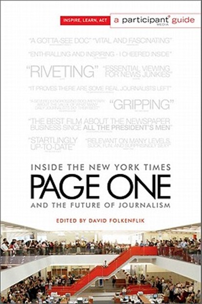 Page One: Inside the New York Times and the Future of Journalism, David Folkenflik - Paperback - 9781586489601