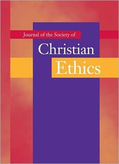 Journal of the Society of Christian Ethics, Christine E. Gudorf ; Paul Lauritzen - Paperback - 9781589010987