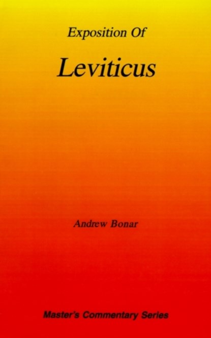Commentary on Leviticus, Andrew Alexander Bonar - Paperback - 9781589600768