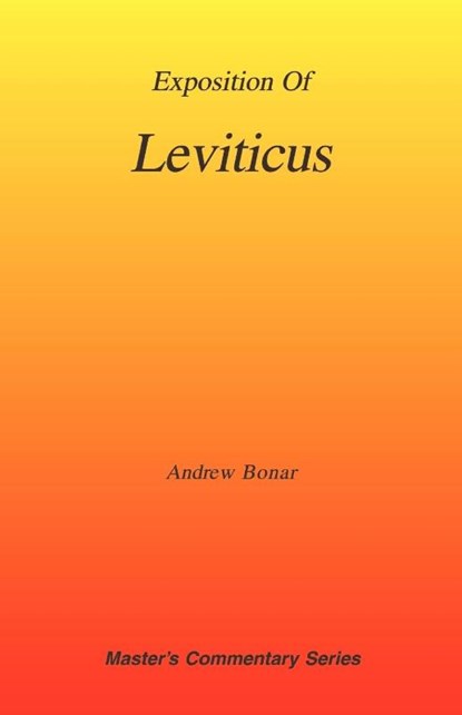 Commentary on Leviticus, Andrew Alexander Bonar - Paperback - 9781589600768