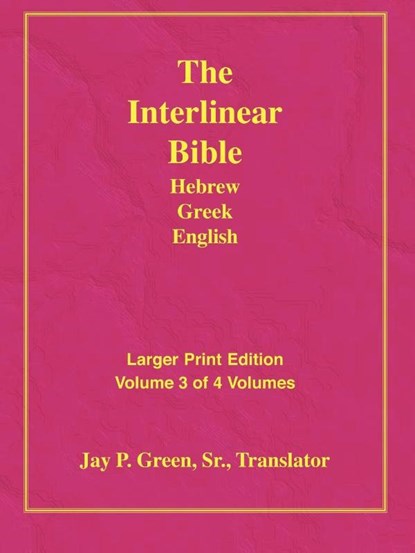 Larger Print Bible-Il-Volume 3, Jay Patrick Sr Green - Paperback - 9781589604834
