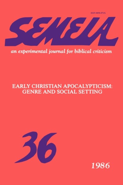 Semeia 36, Adela Yarbro Collins - Paperback - 9781589832831