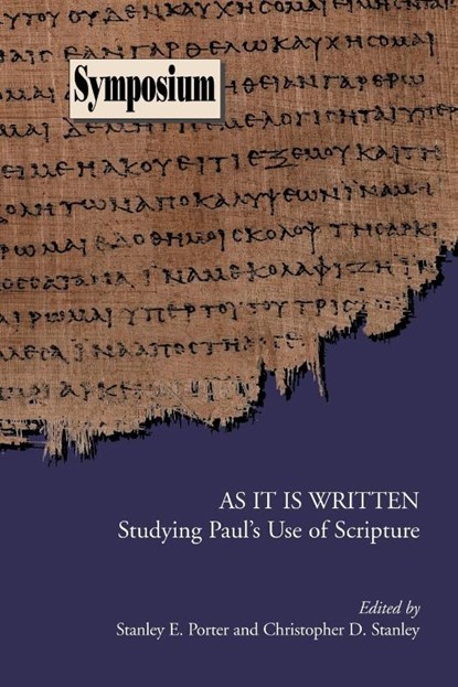 As It Is Written, Stanley E. Porter ; Christopher D. Stanley - Paperback - 9781589833593