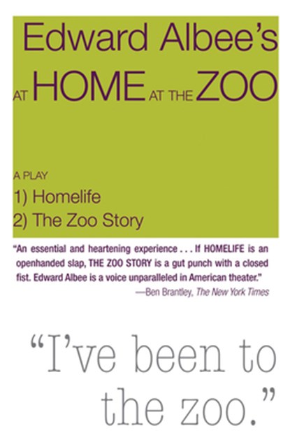 At Home at the Zoo: Homelife and the Zoo Story: Two Plays, Edward Albee - Paperback - 9781590205242