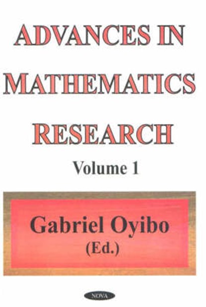 Advances in Mathematics Research, OYIBO,  Gabriel - Gebonden - 9781590332238