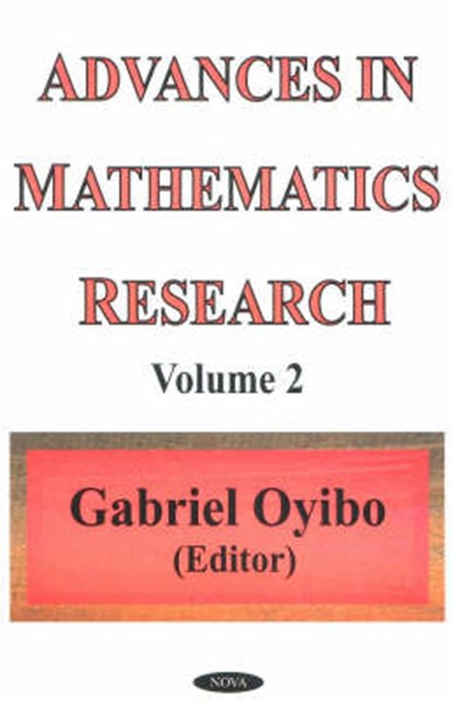 Advances in Mathematics Research, OYIBO,  Gabriel - Gebonden - 9781590334300