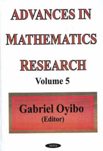 Advances in Mathematics Research, OYIBO,  Gabriel - Gebonden - 9781590337998