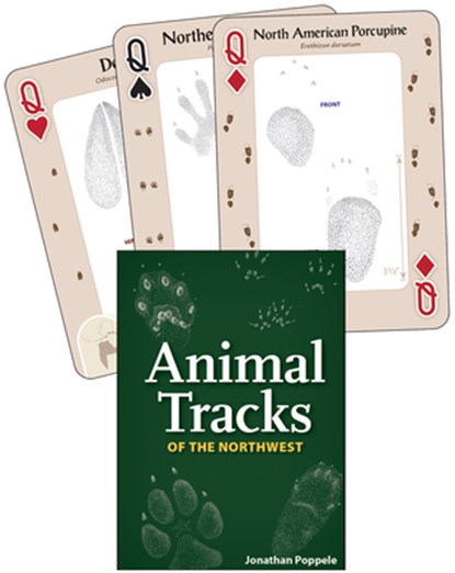 Animal Tracks of the Northwest Playing Cards, Jonathan Poppele - Gebonden - 9781591936923