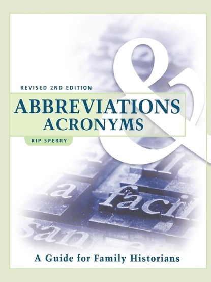 Abbreviations & Acronyms, Kip Sperry - Paperback - 9781593310264