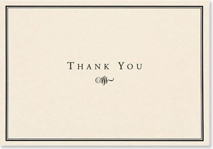 Thank You Notes Black/cream, Inc Peter Pauper Press - Losbladig - 9781593591069