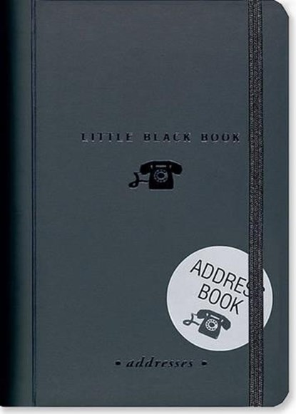 Addressbook Peter Pauper Little Black Book, niet bekend - Gebonden - 9781593593896