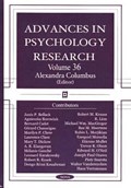 Advances in Psychology Research | Alexandra Columbus | 