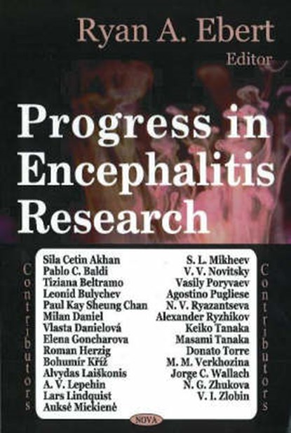Progress in Encephalitis Research, EBERT,  Ryan A - Gebonden - 9781594543456