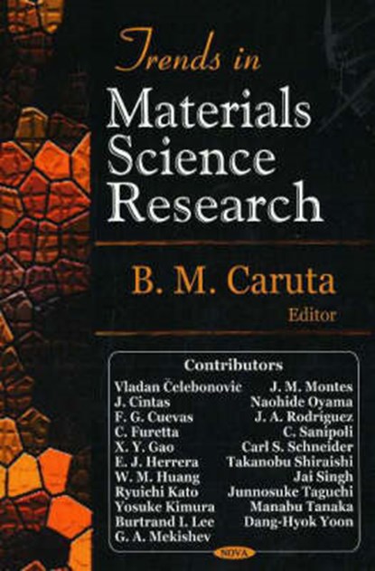 Trends in Materials Science Research, CARUTA,  B M - Gebonden - 9781594543678