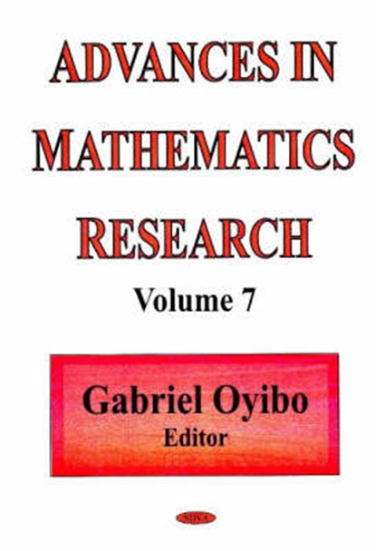 Advances in Mathematical Research, OYIBO,  Gabriel - Gebonden - 9781594544583