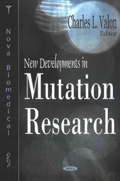 New Developments in Mutation Research, VALON,  Charles L - Gebonden - 9781594546648