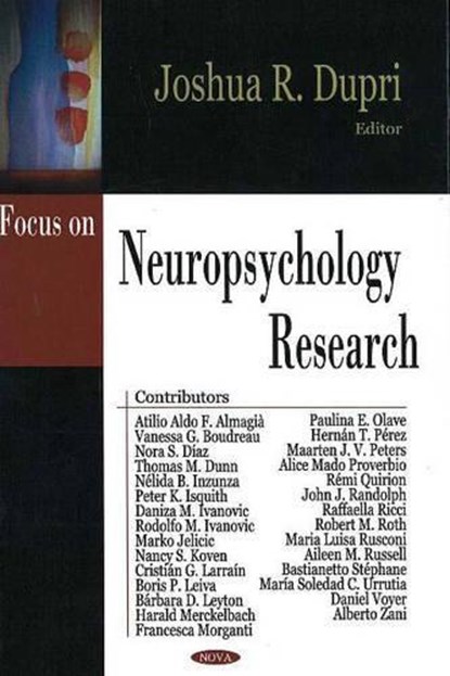 Focus on Neuropsychology Research, DUPRI,  Joshua R - Gebonden - 9781594547799