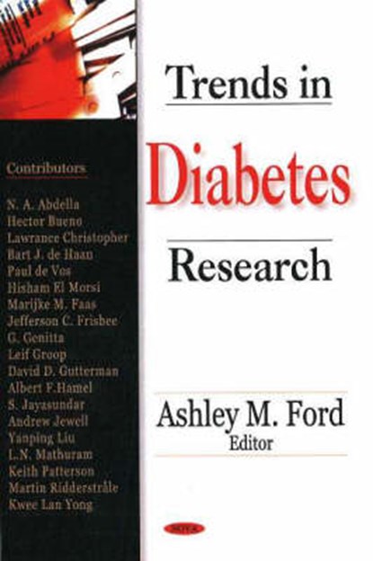 Trends in Diabetes Research, FORD,  Ashley M - Gebonden - 9781594547966
