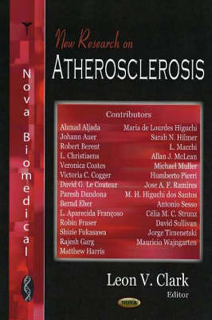 New Research on Atherosclerosis, CLARK,  Leon V - Paperback - 9781594549427