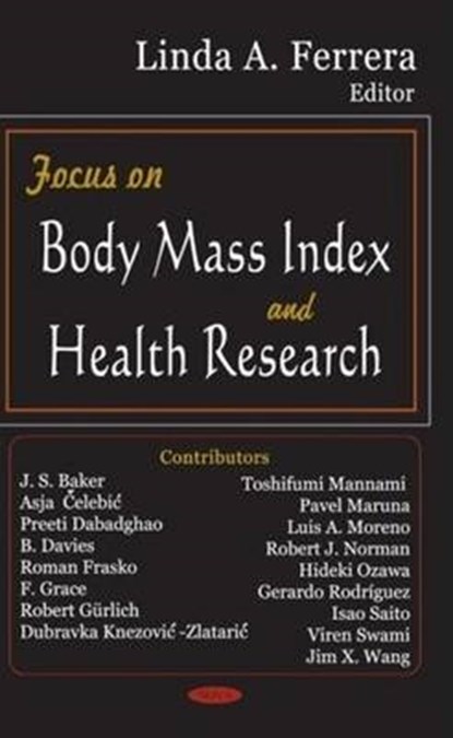 Focus on Body Mass Index & Health Research, FERRERA,  Linda A - Gebonden - 9781594549632