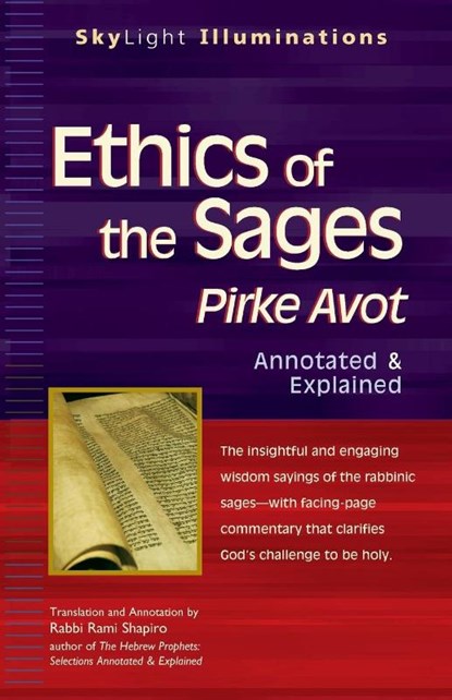 Ethics of the Sages, Rabbi Rami M Shapiro - Paperback - 9781594732072