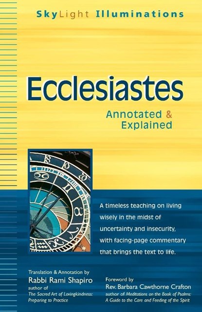 Ecclesiastes, Rabbi Rami (Rabbi Rami Shapiro) Shapiro - Paperback - 9781594732874