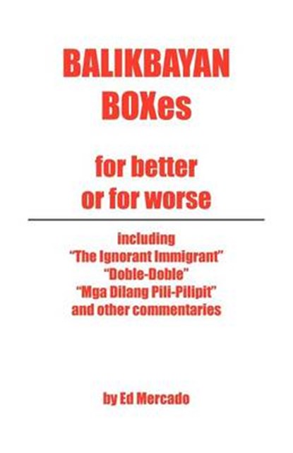 Balikbayan Boxes, MERCADO,  Ed - Paperback - 9781595943880