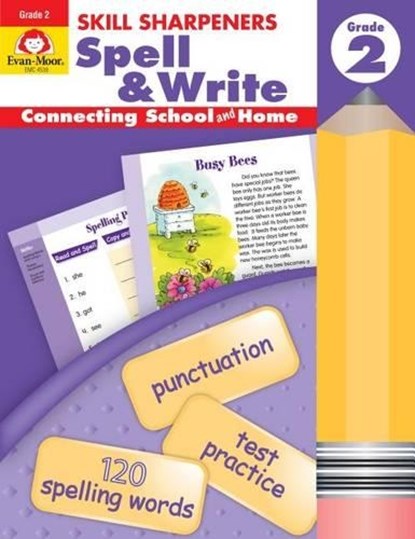 Skill Sharpeners: Spell & Write Grade 2, Evan-Moor Educational Publishers - Paperback - 9781596730465