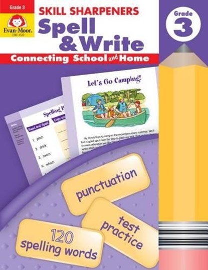 Skill Sharpeners: Spell & Write Grade 3, Evan-Moor Educational Publishers - Paperback - 9781596730472