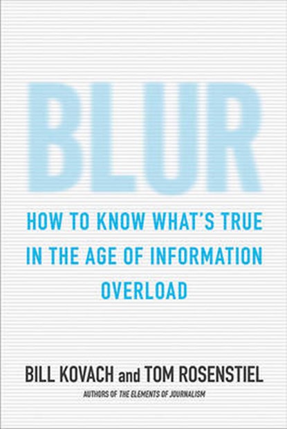 Blur, KOVACH,  Bill ; Rosenstiel, Tom - Gebonden - 9781596915657